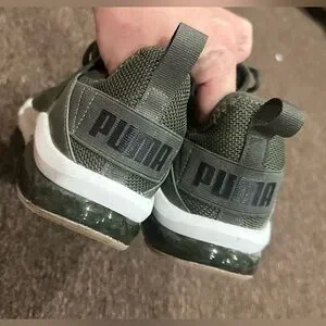 Puma | Shoes | Puma Electron 2 Knit Lace Up Mens Green  display picture 3